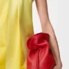 Mittlere „Flamenco“-Clutch aus Nappa-Kalbsleder Mittlere „Flamenco“-Clutch aus Nappa-Kalbsleder