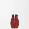 Mittlere Flamenco-Clutch aus Nappa-Kalbsleder Mittlere Flamenco-Clutch aus Nappa-Kalbsleder