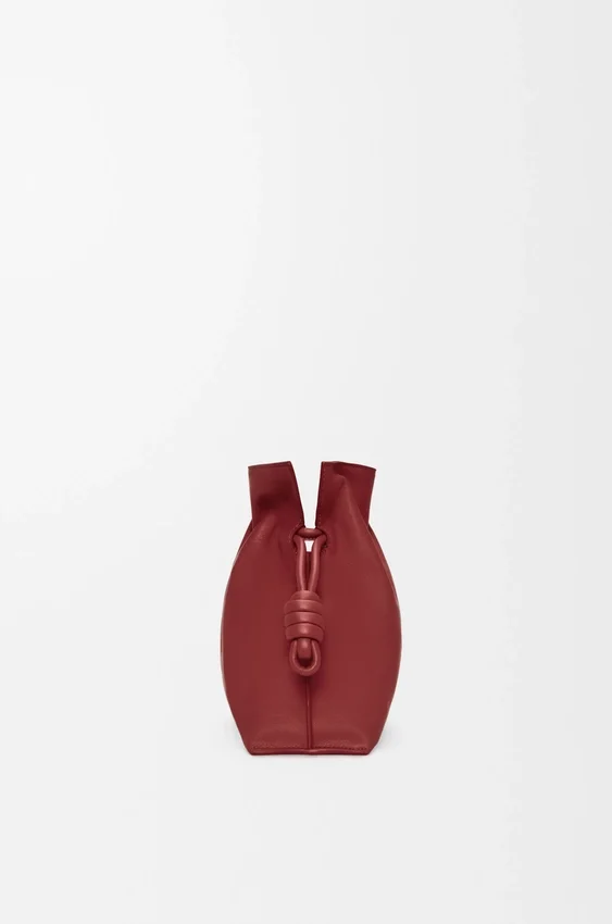 Mittlere Flamenco-Clutch aus Nappa-Kalbsleder Mittlere Flamenco-Clutch aus Nappa-Kalbsleder