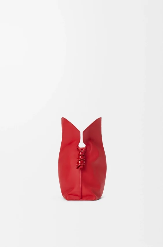 Mittlere „Flamenco“-Clutch aus Nappa-Kalbsleder Mittlere „Flamenco“-Clutch aus Nappa-Kalbsleder