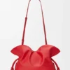 Mittlere „Flamenco“-Clutch aus Nappa-Kalbsleder Mittlere „Flamenco“-Clutch aus Nappa-Kalbsleder