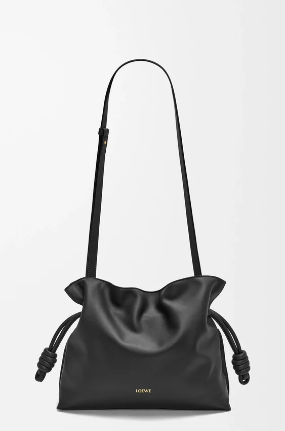 Mittlere Flamenco-Clutch aus Nappa-Kalbsleder Mittlere Flamenco-Clutch aus Nappa-Kalbsleder
