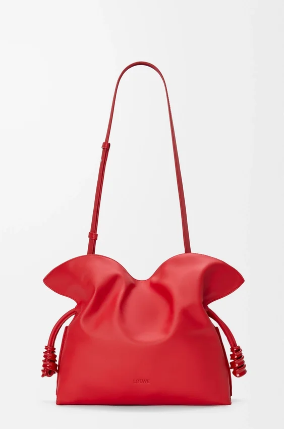 Mittlere „Flamenco“-Clutch aus Nappa-Kalbsleder Mittlere „Flamenco“-Clutch aus Nappa-Kalbsleder