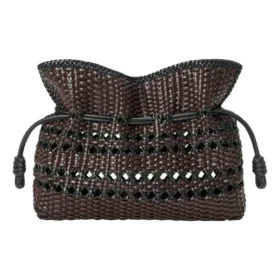 Mittlere Flamenco-Clutch „Schwarz-Braun“ a411Fc1Xdn-1103