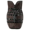 Mittlere Flamenco-Clutch „Schwarz-Braun“ a411Fc1Xdn-1103 Mittlere Flamenco-Clutch „Schwarz-Braun“ a411Fc1Xdn-1103