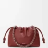 Mittlere Flamenco Purse aus feingranuliertem Kalbsleder Mittlere Flamenco Purse aus feingranuliertem Kalbsleder