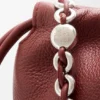 Mittlere Flamenco Purse aus feingranuliertem Kalbsleder Mittlere Flamenco Purse aus feingranuliertem Kalbsleder