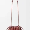Mittlere Flamenco Purse aus feingranuliertem Kalbsleder Mittlere Flamenco Purse aus feingranuliertem Kalbsleder