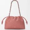 Mittlere Flamenco Purse aus weichem Nappa-Lammleder Mittlere Flamenco Purse aus weichem Nappa-Lammleder