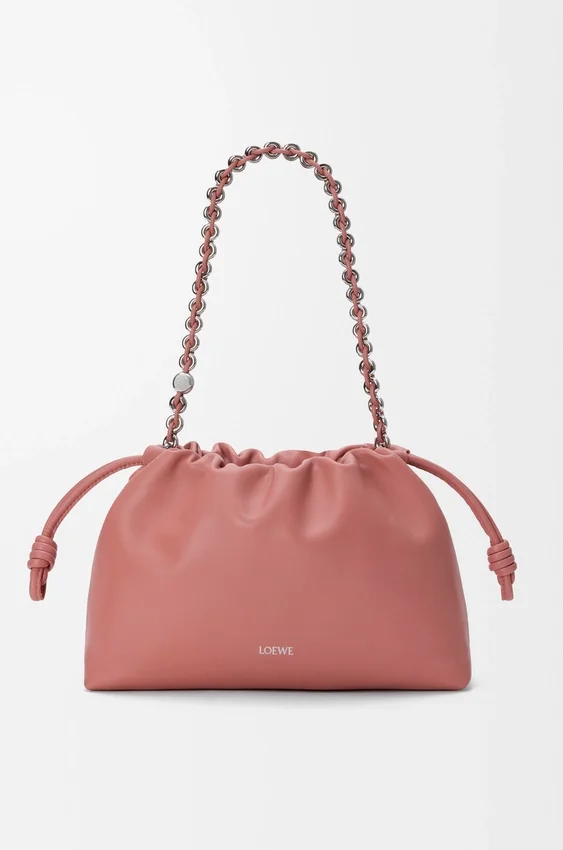 Mittlere Flamenco Purse aus weichem Nappa-Lammleder Mittlere Flamenco Purse aus weichem Nappa-Lammleder