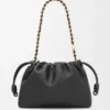 Mittlere Flamenco Purse aus weichem Nappa-Lammleder Mittlere Flamenco Purse aus weichem Nappa-Lammleder