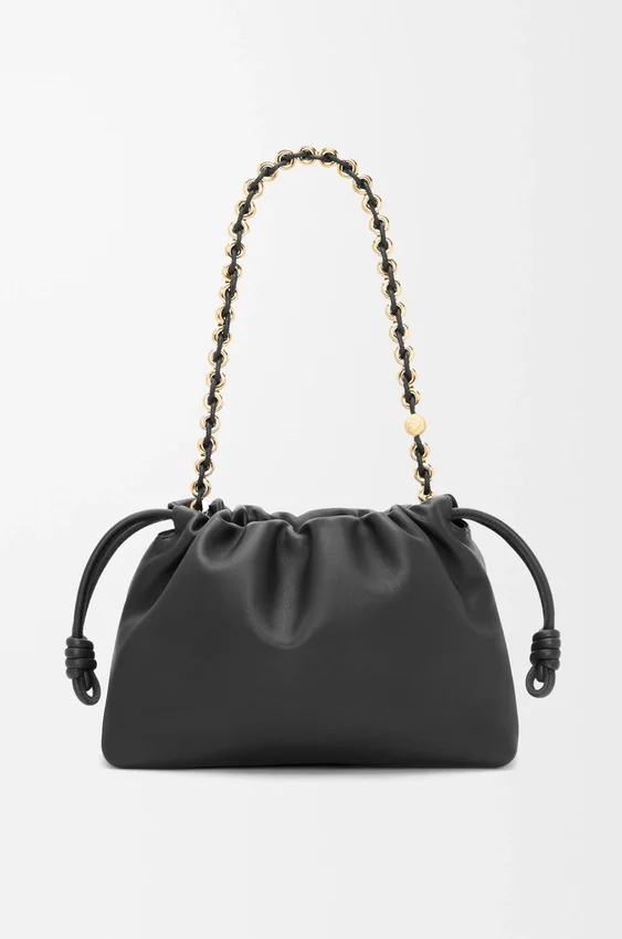Mittlere Flamenco Purse aus weichem Nappa-Lammleder Mittlere Flamenco Purse aus weichem Nappa-Lammleder