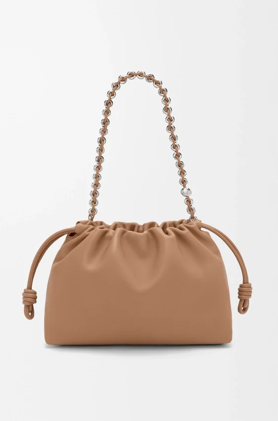 Mittlere Flamenco Purse aus weichem Nappa-Lammleder Mittlere Flamenco Purse aus weichem Nappa-Lammleder