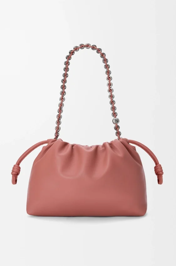 Mittlere Flamenco Purse aus weichem Nappa-Lammleder Mittlere Flamenco Purse aus weichem Nappa-Lammleder