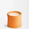 Mittlere Kerze mit Orangenblüte Mittlere Kerze mit Orangenblüte