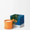 Mittlere Kerze mit Orangenblüte Mittlere Kerze mit Orangenblüte
