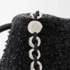 Mittlere „Lion Beads“ Flamenco Purse aus perlenbesticktem Canvas und Kalbsleder Mittlere „Lion Beads“ Flamenco Purse aus perlenbesticktem Canvas und Kalbsleder