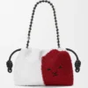 Mittlere „Lion Beads“ Flamenco Purse aus perlenbesticktem Canvas und Kalbsleder Mittlere „Lion Beads“ Flamenco Purse aus perlenbesticktem Canvas und Kalbsleder
