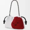 Mittlere „Lion Beads“ Flamenco Purse aus perlenbesticktem Canvas und Kalbsleder Mittlere „Lion Beads“ Flamenco Purse aus perlenbesticktem Canvas und Kalbsleder