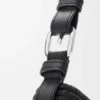 Mittlere Loewe Swing-Tasche aus Raffia und Kalbsleder Mittlere Loewe Swing-Tasche aus Raffia und Kalbsleder