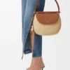Mittlere „Pescador“-Tasche aus Raffia und Kalbsleder Mittlere „Pescador“-Tasche aus Raffia und Kalbsleder