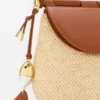 Mittlere „Pescador“-Tasche aus Raffia und Kalbsleder Mittlere „Pescador“-Tasche aus Raffia und Kalbsleder