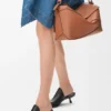 Mittlere „Puzzle Edge“-Tasche aus klassischem Kalbsleder Mittlere „Puzzle Edge“-Tasche aus klassischem Kalbsleder