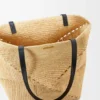 Mittlere „Puzzle Fold“-Tragetasche aus Raffia Mittlere „Puzzle Fold“-Tragetasche aus Raffia
