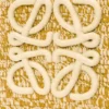 Mittlerer „Eclipse“-Korb aus Raffia und Kalbsleder Mittlerer „Eclipse“-Korb aus Raffia und Kalbsleder