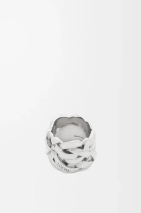 Nest-Ring aus Sterlingsilber und Emaille