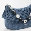 Ola-Tasche in mittlerer Größe aus Häkelstoff Ola-Tasche in mittlerer Größe aus Häkelstoff