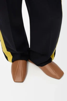 Origami-Slipper aus weichem Kalbsleder