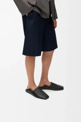 Origami-Slipper aus weichem Kalbsleder