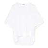 Os Kurzarm-T-Shirt, einfarbig, weiß S540333Xat-2100