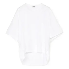 Os Kurzarm-T-Shirt, einfarbig, weiß S540333Xat-2100