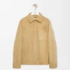 Overshirt aus Lammveloursleder Overshirt aus Lammveloursleder