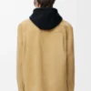 Overshirt aus Lammveloursleder Overshirt aus Lammveloursleder