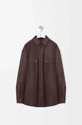 Overshirt aus Nappa-Lammleder Overshirt aus Nappa-Lammleder