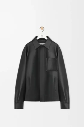 Overshirt aus Nappa-Lammleder Overshirt aus Nappa-Lammleder