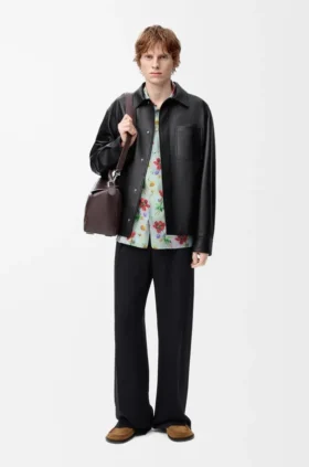 Overshirt aus Nappa-Lammleder Overshirt aus Nappa-Lammleder