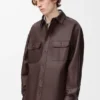 Overshirt aus Nappa-Lammleder Overshirt aus Nappa-Lammleder