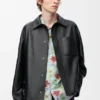 Overshirt aus Nappa-Lammleder Overshirt aus Nappa-Lammleder