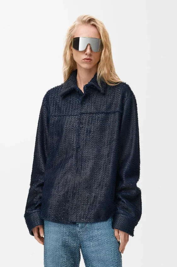 Overshirt aus Nappa-Lammleder Overshirt aus Nappa-Lammleder