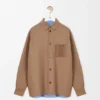 Overshirt aus Schurwolle und Kaschmir Overshirt aus Schurwolle und Kaschmir