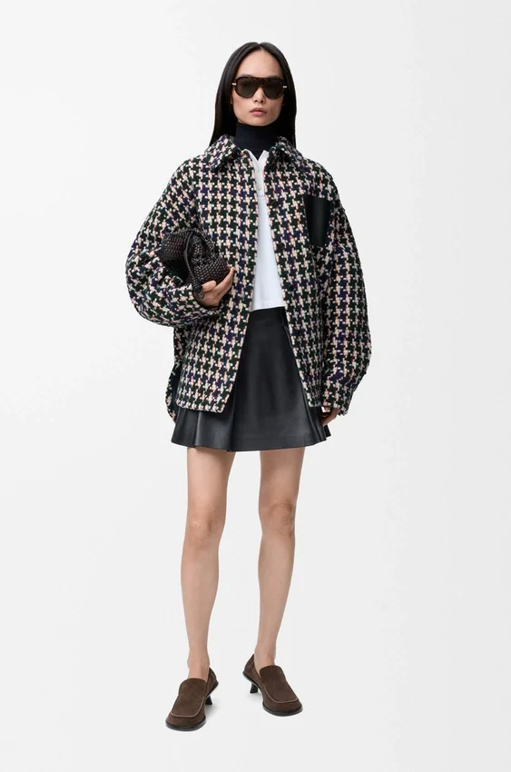 Overshirt aus Wollmischung Overshirt aus Wollmischung