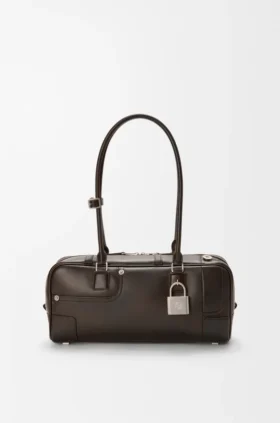 Panta Amazona 31 Cropped-Tasche aus glänzendem Kalbsleder