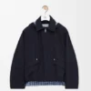 Parka mit Kapuze aus Baumwolle und Seide Parka mit Kapuze aus Baumwolle und Seide