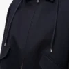 Parka mit Kapuze aus Baumwolle und Seide Parka mit Kapuze aus Baumwolle und Seide