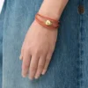 Pebble-Armband aus Kalbsleder