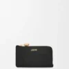 Pebble-Geldbörse aus glänzendem Nappa-Kalbsleder Pebble-Geldbörse aus glänzendem Nappa-Kalbsleder